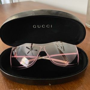 Pink gradient vintage Gucci sunglasses